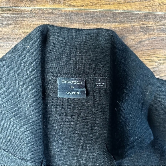 Devotion by Cyrus Black Button Cardigan Sweater - Picture 3 of 5